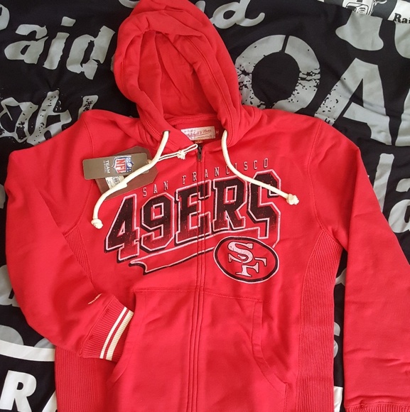 mitchell and ness 49ers sweater